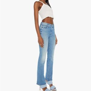 MOTHER Light Blue Flare Jeans